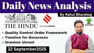 The Hindu & The Indian Express| Daily Current Affairs | UPSC CSE