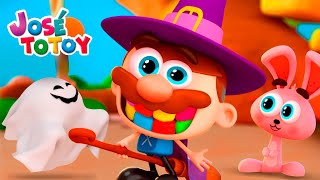José Totoy | סרט אנימציה לילדים טוטוי והסיפור של מטאטא מעופף של הלואין!!!