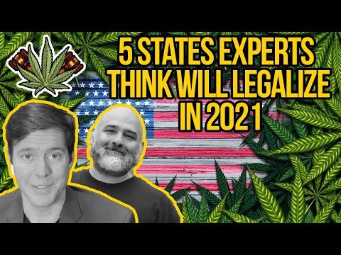 Five States That Could Legalize Cannabis in 2021