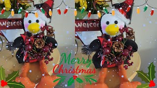 Manualidades Navideña( Como hacer un pinguino navideño)