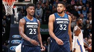 Jimmy Butler & KAT Lead the Wolves to a Victory Over OKC | October 27, 2017 screenshot 5