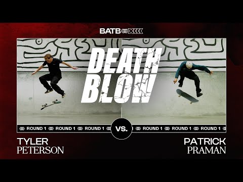 Tyler Peterson's Nollie BS 360 Kickflip Vs. Patrick Praman's Switch Inward Heelflip | DEATH BLOW
