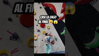 Casi la cagamos al final!!!! 😅😱 #ninja #rocodromo #parkour #escalada #boulder #humor #calisthenics