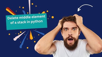 Delete middle element of a stack  in python