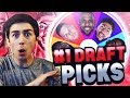 SPIN THE WHEEL OF NUMBER ONE DRAFT PICKS! NBA 2K17 SQUAD BUILDER