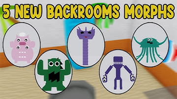 UPDATE - How to Find ALL 5 NEW BACKROOMS MORPHS in Find The Backrooms Morphs
