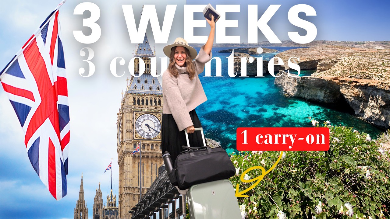 Prep + Pack with Me for 3 Weeks in Europe! (Carry on Only)