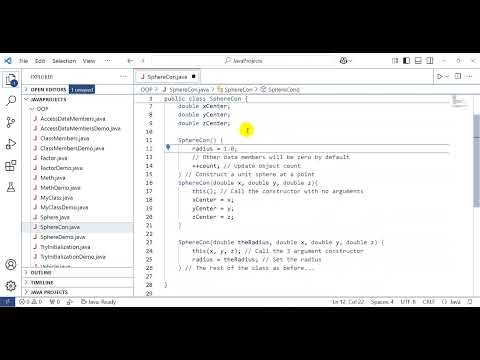 41-Constructor call other constructors in Java | OOP | Java Developer