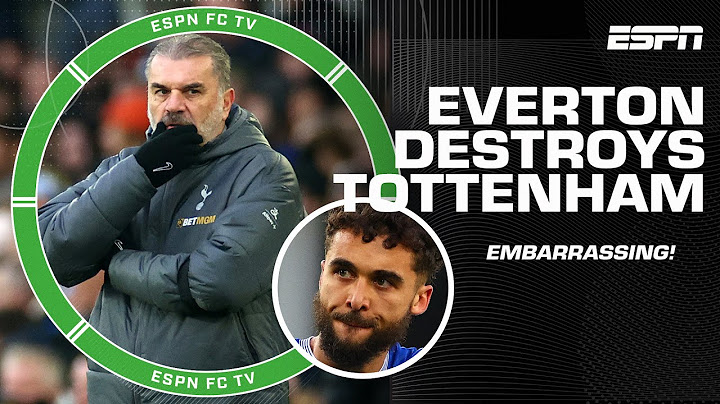 Tottenham DESTROYED! 😖 'AWFUL! This was an EMBARRASSMENT' vs. Everton - Steve Nicol | ESPN FC