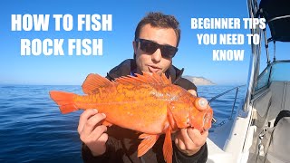 HOW TO FISH FOR ROCK FISH (Breaking Down the Basics)
