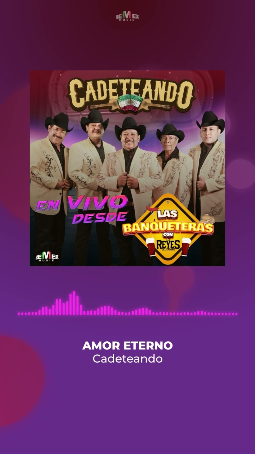 El tiempo ñ que sufri yo por tu amor... ?#AmorEterno de Cadeteando ?¡DALE PLAY!