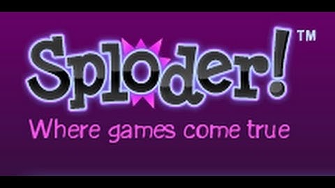 Sploder Video