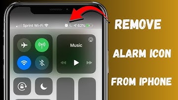 How to Remove Alarm Icon From Notification Bar iPhone! iOS 17