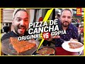 PIZZA DE "CANCHA" (SIN QUESO) - ORIGINAL VS. COPIA