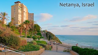 Israel Today. Embracing the Magic of Sunset and Serenity. The City of Netanya