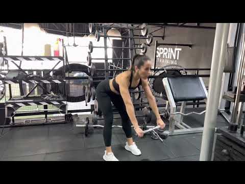 Cable sumo squat to rdl