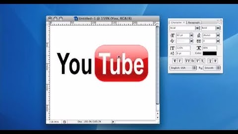 Creating the YouTube Logo in Photoshop |
