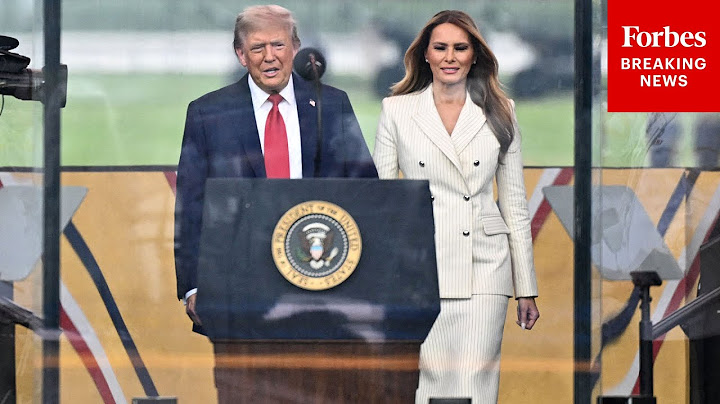 BREAKING NEWS: President Trump & First Lady Melania Trump Arrive At U.S. Army 250th Birthday Parade