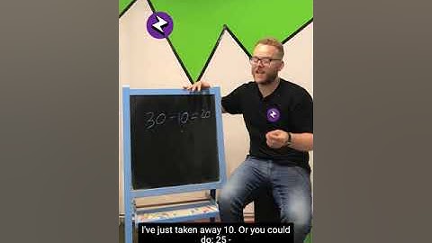 Zap Maths Tutorial: Subtraction (Number Bonds 20)