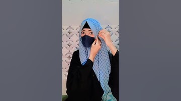 Beautiful layered hijab tutorial #shorts#youtubeshorts #viralvideo # hijabi gurll