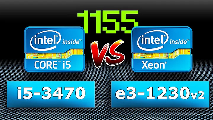 Ultimate Processor Showdown: Xeon 31230 v2 vs i5 3470