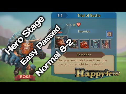 Chapter 8 - [Normal 8-2] by 3 Stars - Lords Mobile | Happy4ever