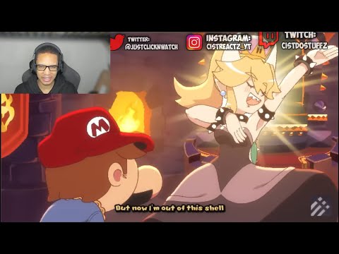 BOWSETTE in 23 Animation Styles! HUGE Community Collab The Chalkeaters' Mario Song Remake REACTION