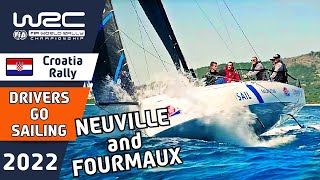 WRC Rally Drivers go Sailing with Croatian Olympic Champion Šime Fantela