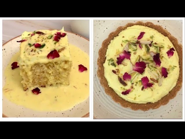 Rasmalai Cake Recipe In kadai, Rabri Tart | Eid Special Desserts | No Egg, No Oven, Condensed Milk | Anyone Can Cook with Dr.Alisha