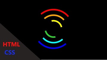 Concentric Arc Rotating Loader Animation Using HTML and CSS || Web Design