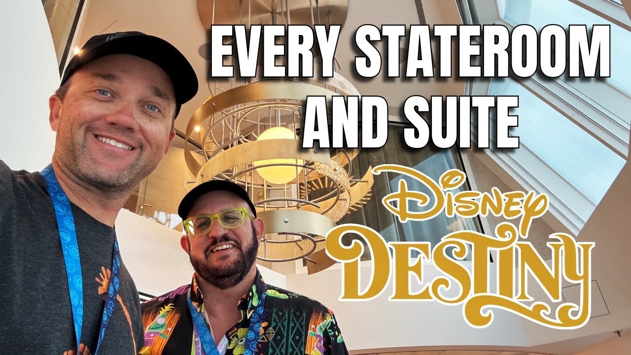 Полный обзор ВСЕХ стандартных кают и люксов на борту лайнера Disney Destiny.