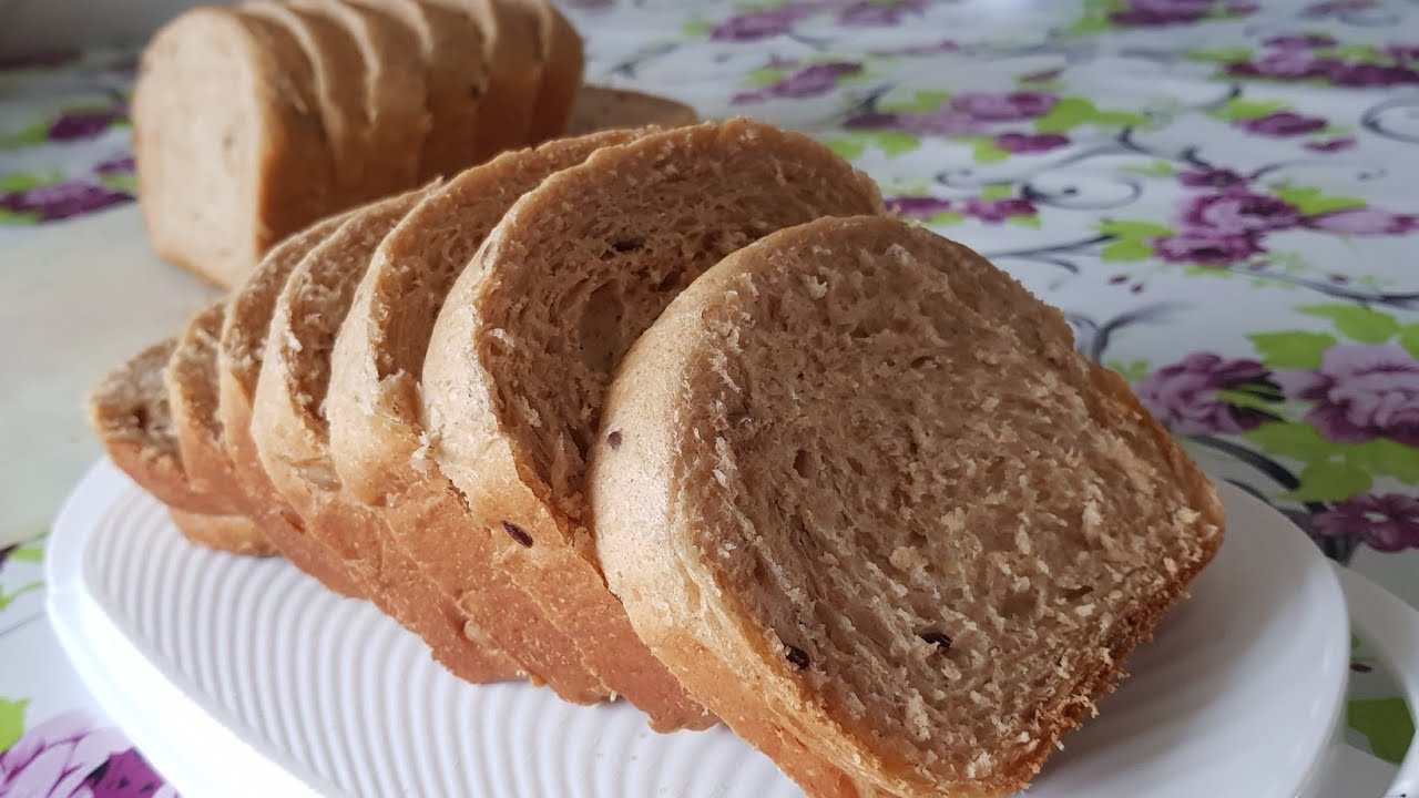 Homemade Whole Wheat Sliced Bread - YouTube