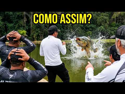 Tem que rebolar pra poder pescar e pegar um peixe