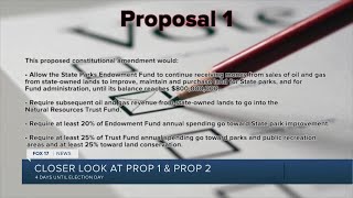 Here's a closer look at proposal 1 and2 ahead of election day