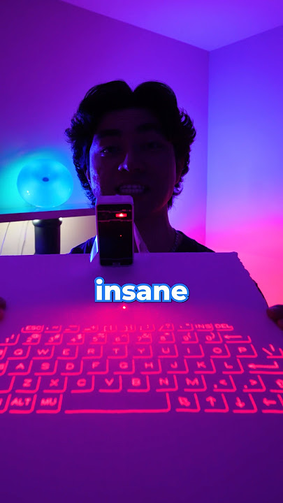 This Keyboard is Made of Light