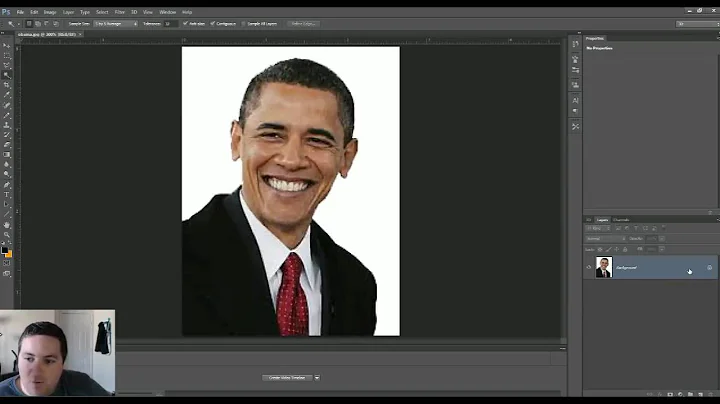 Remove Background from Photo - Photoshop CS6