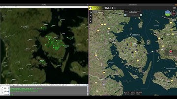 Injecting simulated air traffic into a PX4 SITL using ROS2 and the Bluesky simulator.