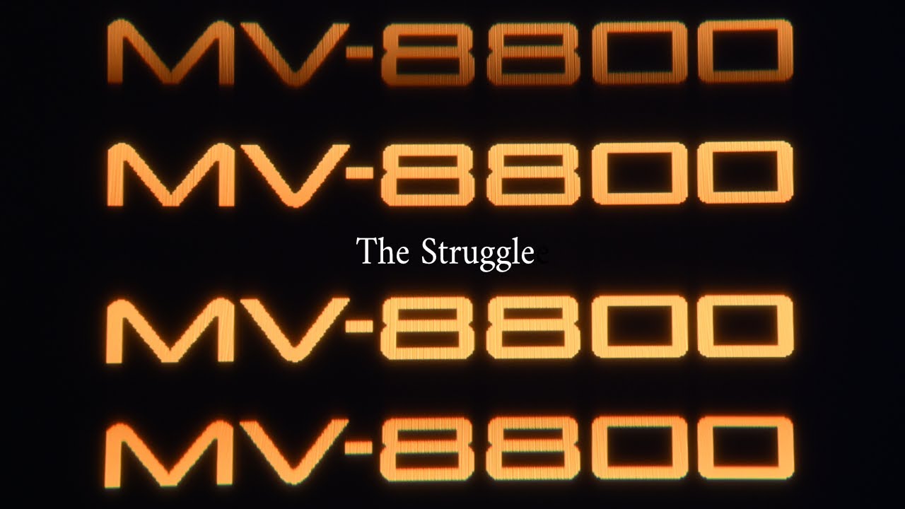 Roland MV-8800 learning process struggles.