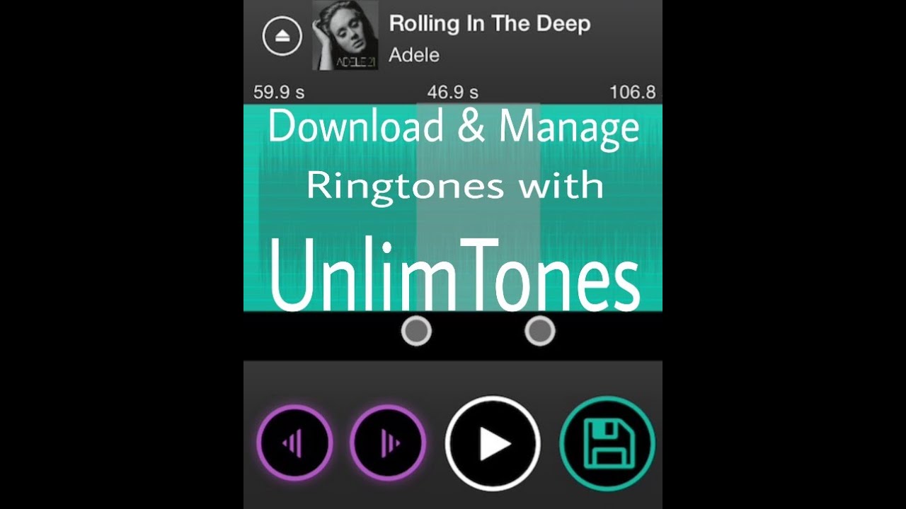 UnlimTones lets you download and manage ringtones iTunes free