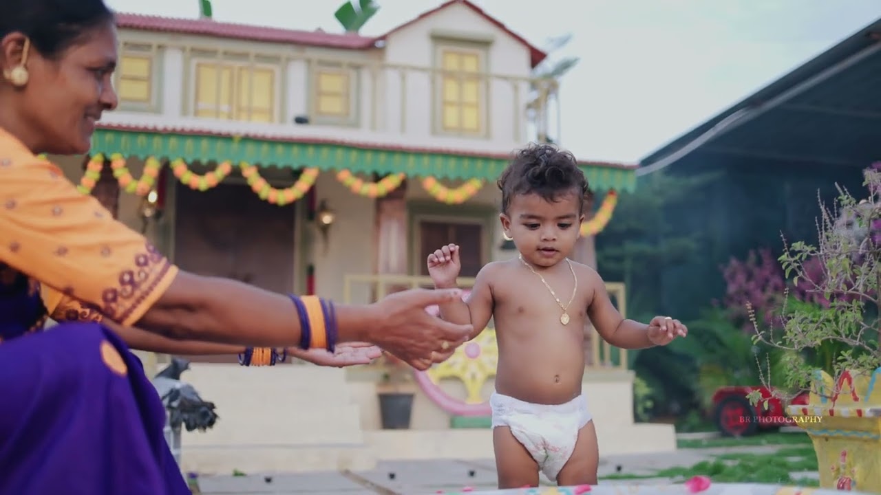 || Saadhwin Goud || 1 st Birthday Highlights 2025 || BR PHOTOGRAPHY || 9000023803