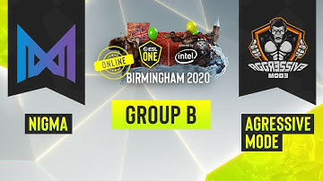 Dota2 - Nigma vs. Aggresive Mode - Game 1 - ESL One Birmingham 2020 - Group B - EU