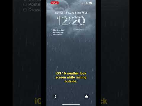 iOS 16 weather