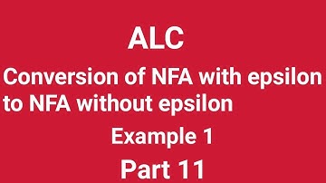 Conversion of NFA with Epsilon to NFA without Epsilon in Tamil Part 11