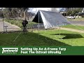 How To: A-Frame Tarp setup