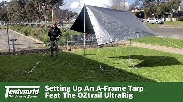 How To: A-Frame Tarp setup