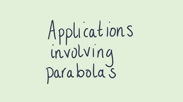 Applications involving parabolas | Year 10 Parabolas