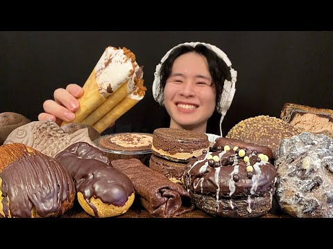 ASMR コンビニチョコレートパーティー！【咀嚼音/大食い】