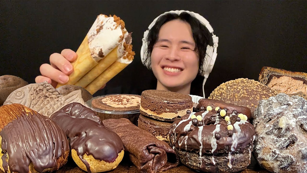 ASMR コンビニチョコレートパーティー！【咀嚼音/大食い】