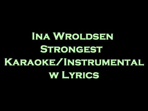 Strongest-Ina Wroldsen#fyp#foryoupage#musiclyrics, song with lyrics