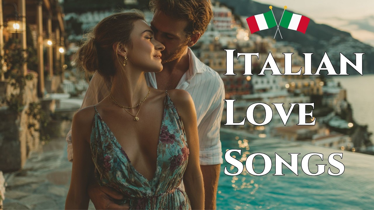 The Most Romantic Vintage Italian Love Songs 🇮🇹 Amalfi Afternoon Sun | 4K